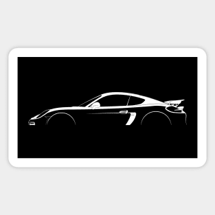 Porsche Cayman GT4 (981) Silhouette Sticker